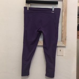 Addidas purple crop pants SZ L